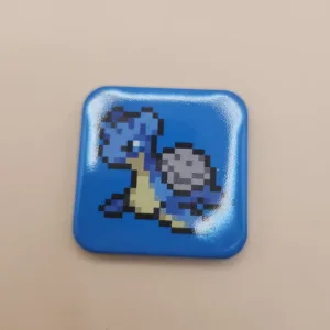 (Clearance) Lapras Pixel Art Square Can Badge