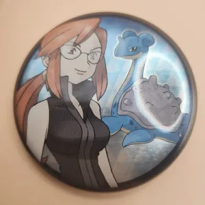 (Clearance) Lapras & Lorelei Can Badge