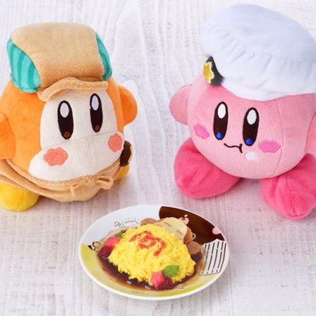Kirby Cafe Waddle Dee Waiter Plushie