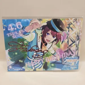 Tsukasa Suou Happy Birthday Animate Cafe Postcard #2