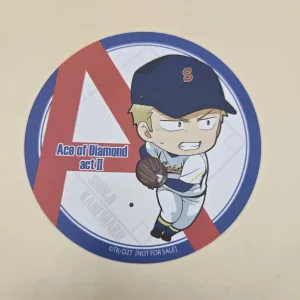 Shinji Kanemaru Ace of Diamond Cafe Coaster